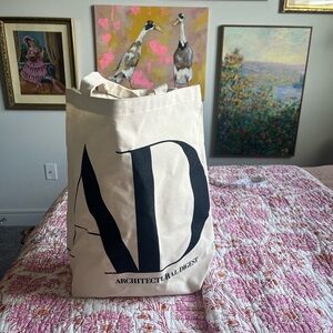 Architectural Digest Canvas Tote bag. Never used. Perfect condition.